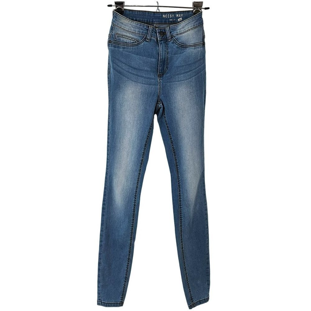 Noisy May Jeans High Waist Skinny Inseam 32